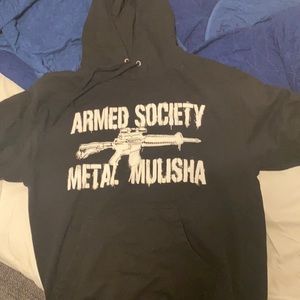 Men’s large metal mulisha hoodie